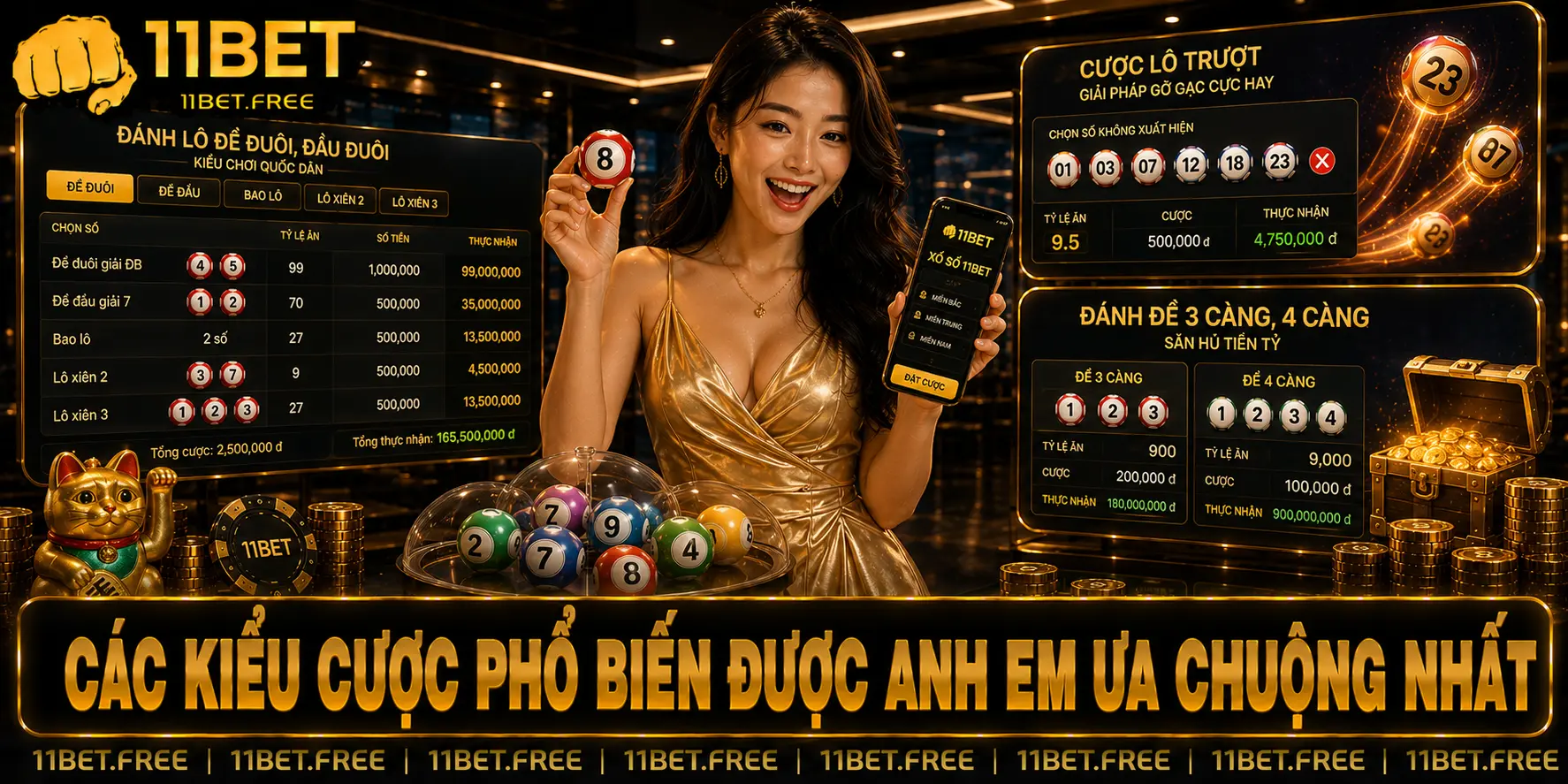 Các kiểu cược phổ biến được ưa chuộng nhất