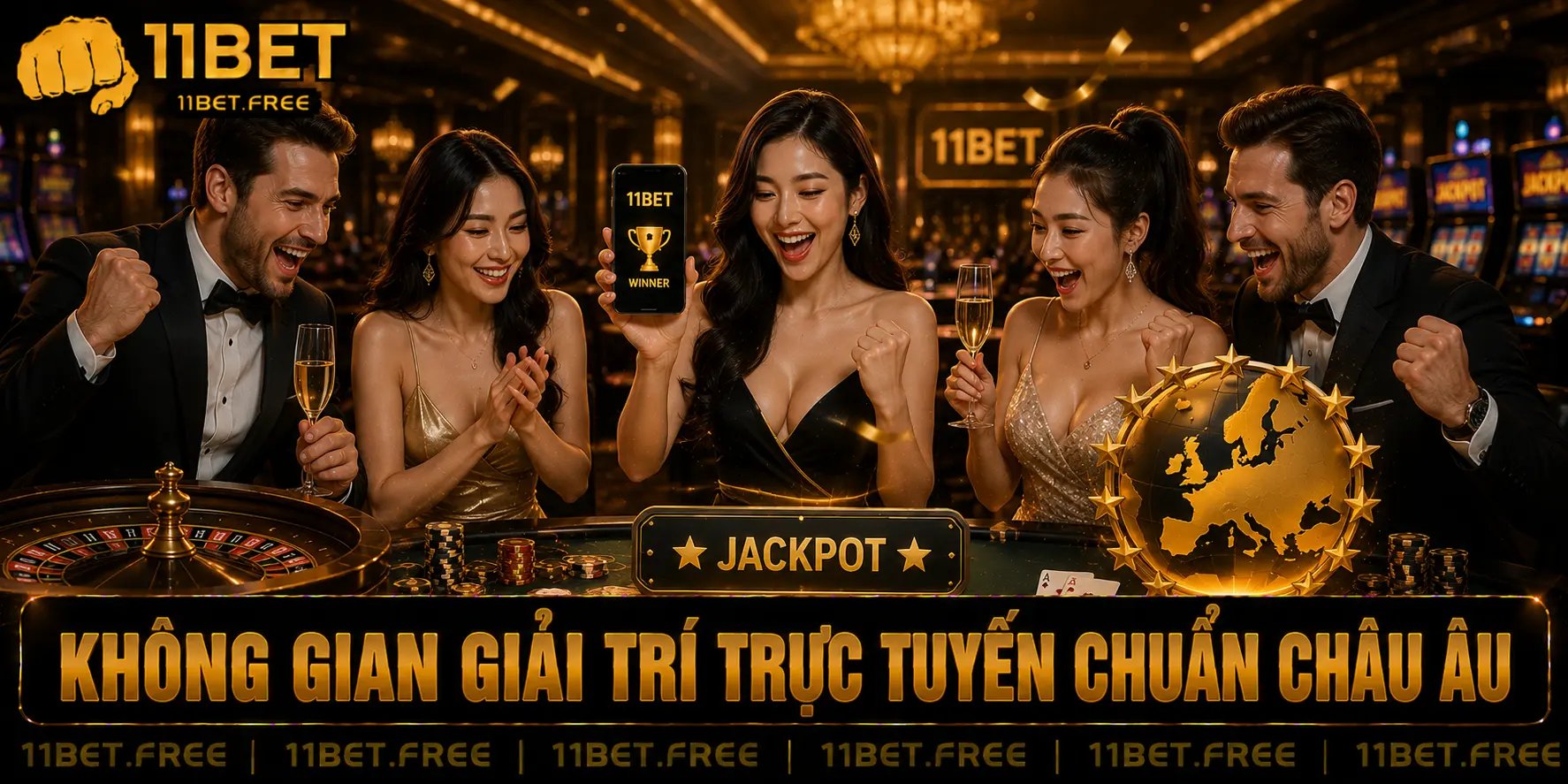 Không gian giải trí trực tuyến chuẩn châu âu