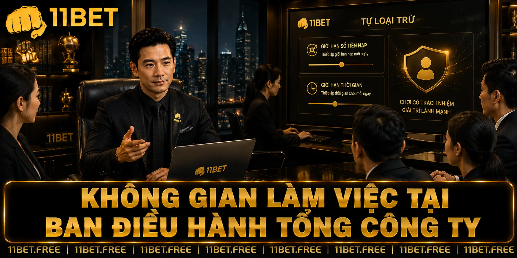 Không gian làm việc tại ban điều hành tổng công ty