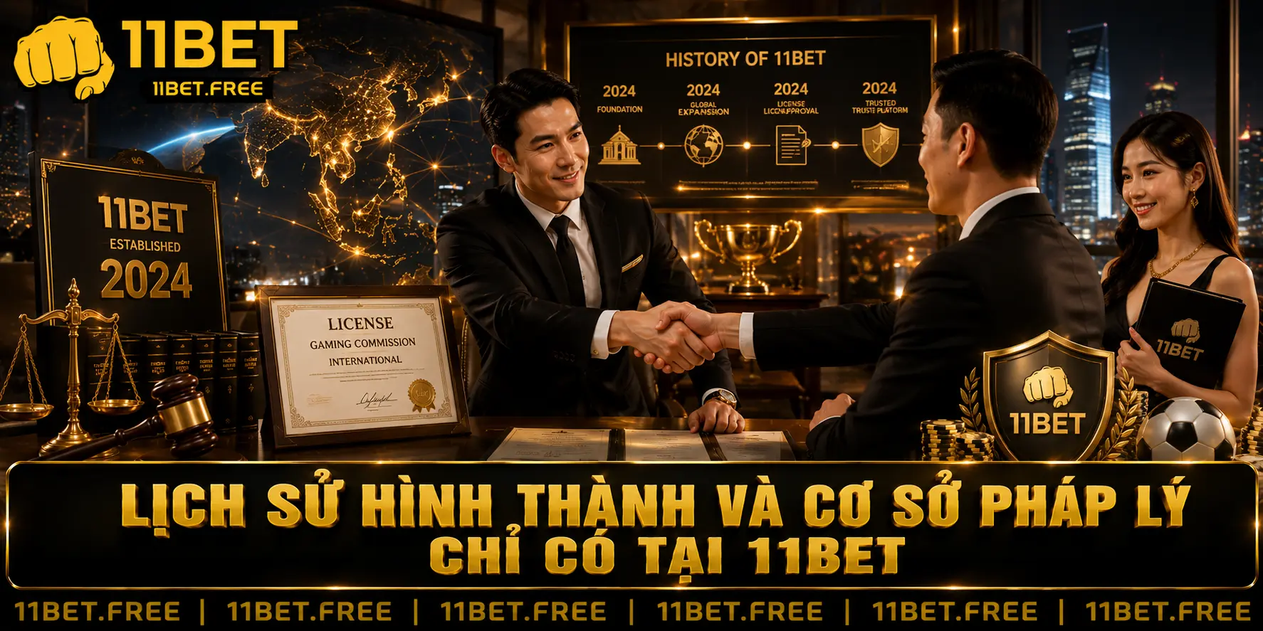 Lịch sử hình thành và cơ sở pháp lý tại 11BET