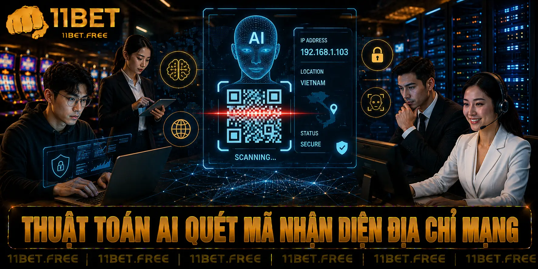 Thuật toán ai quét mã nhận diện địa chỉ mạng 